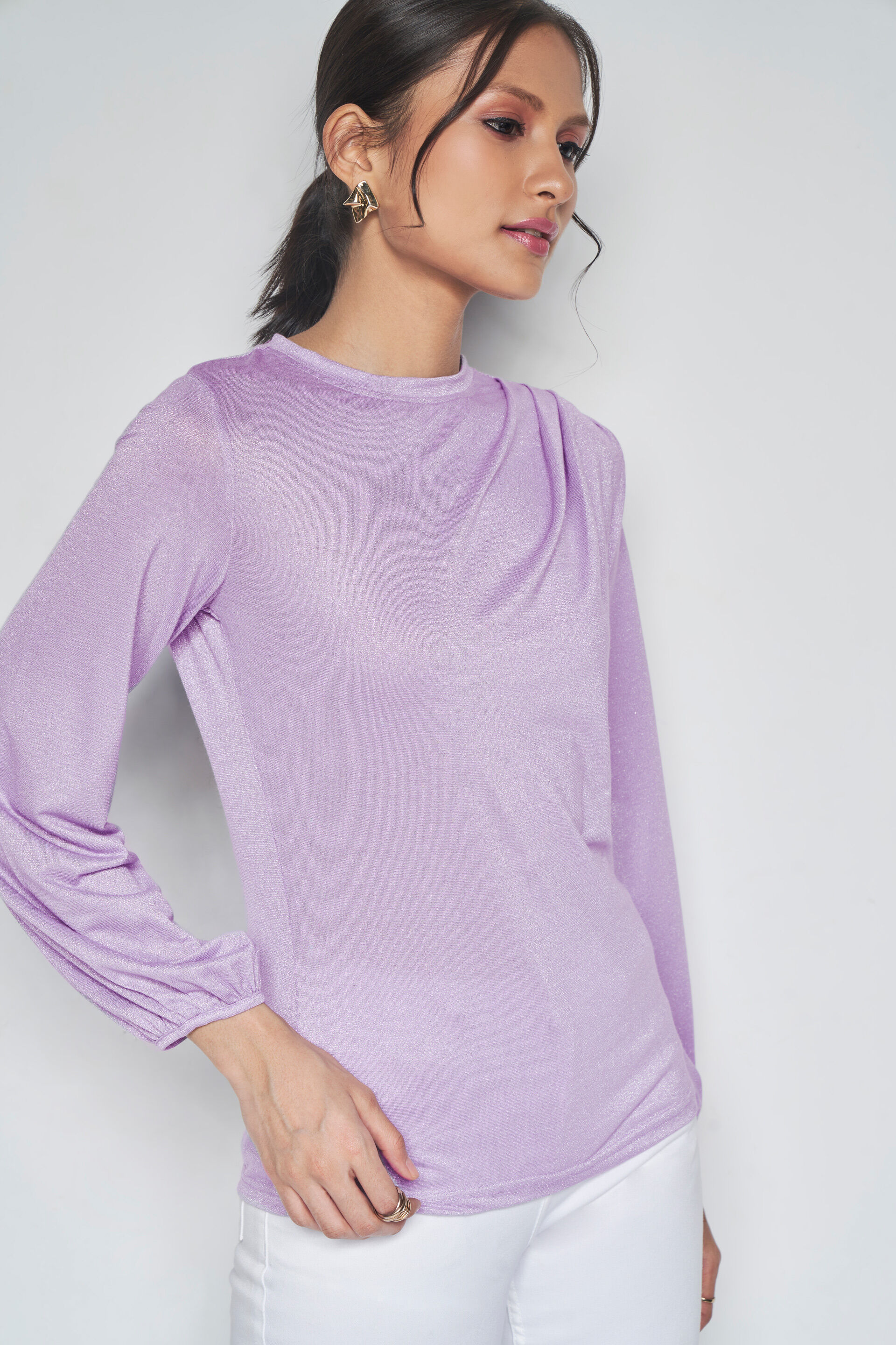 Charlotte Top, Lilac, image 5
